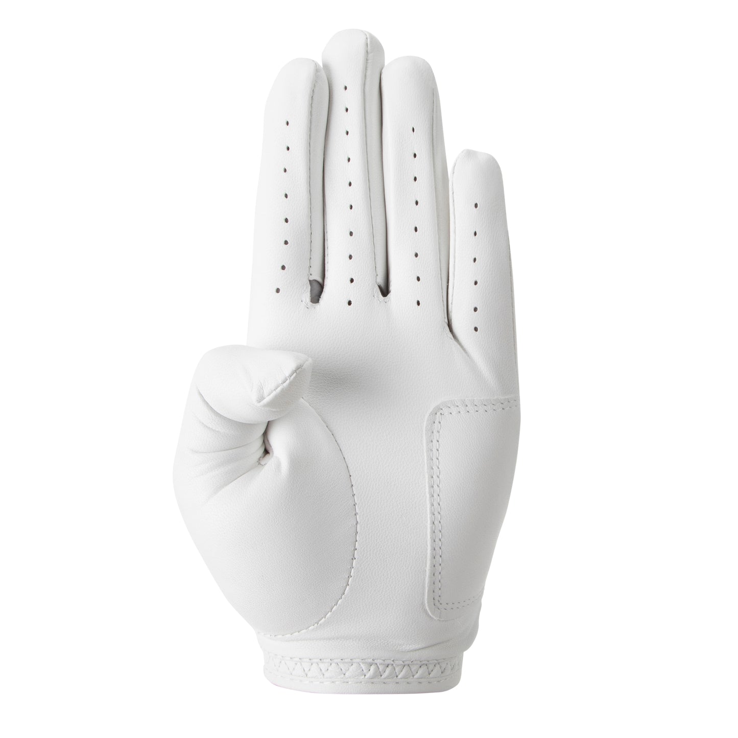 Premium Cabretta Leather Golf Glove with Durable Palm Patch from A.M. Golf Apparel
